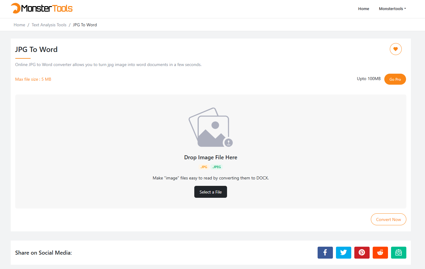 Rephrase JPG to Convertible Word Docs Effortlessly on MonsterTools.site